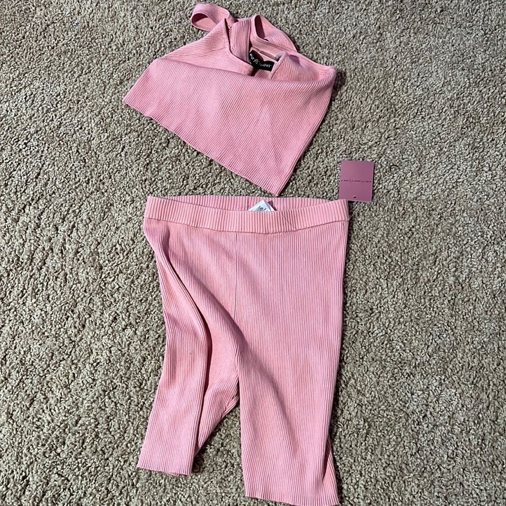 Almost famous pink 2 piece set